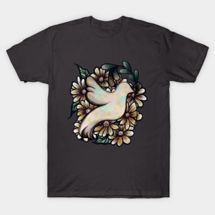 Dove of Peace No War Anti War Bird T-Shirt